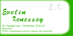 evelin kenessey business card